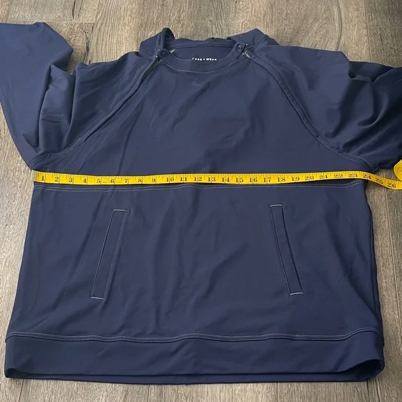 Oscar de la Renta Deep Blue Hoodie - Picture 5 of 15